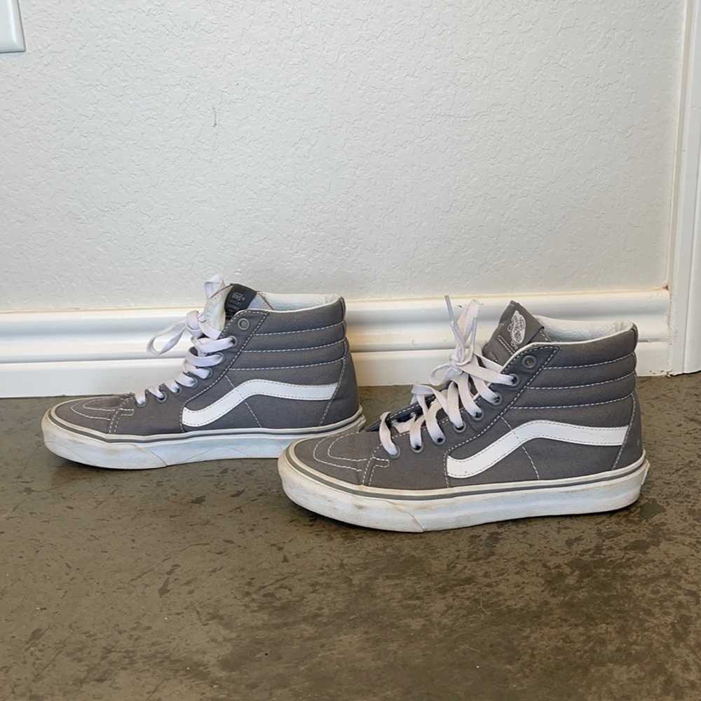 Gray High top Vans